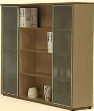 armarios con puertas de cristal